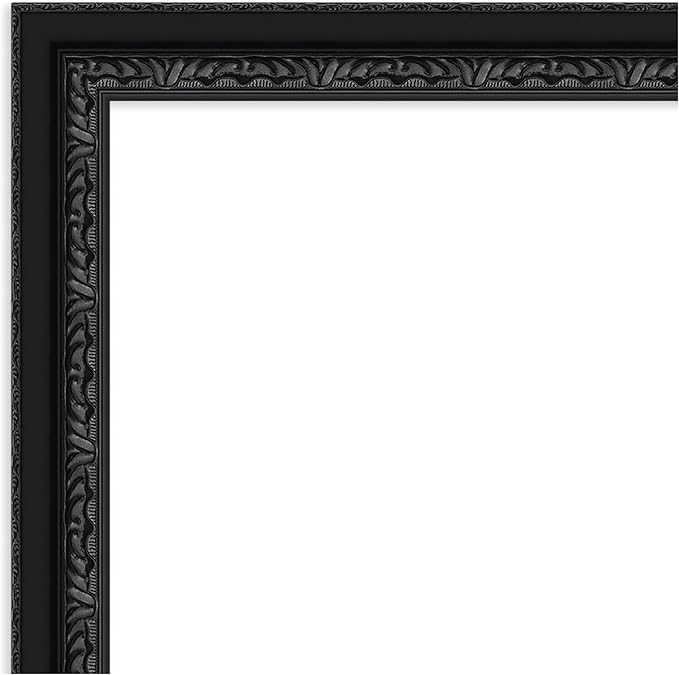 Amanti Art Black Framed Magnetic Board 20x20 Small Vision Board for use with Magnets, 100% Metal Sheet to Display Items as Office Decor or for Home Organization in mudroom, Kitchen or Kids Room