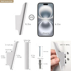FCOWK Wood Wall Hooks 4 Pack Coat Hooks Wall Mount White Wooden Hooks for Hanging Hat, Bag, Backpack, Rustic Coat Hooks for Wall, Wood Towel Hooks for Bathrooms and Entryway Hooks (White)