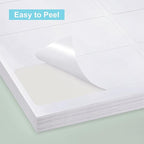 Methdic Shipping Labels 2"×4" 1000 Labels Sticker Paper for Laser/Ink Jet Printer Mailing Labels 8.5"×11" White 10 per Sheet