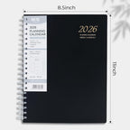 M&G 2026 Planner, Weekly and Monthly Planner Calendar, Jan 2026-Feb 2027 Agenda Book With Monthly Tabs for School Work Home Supplies, A4 8.5" x 11"
