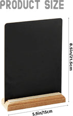 Mini Chalkboard Signs,Small Chalkboard Signs with Stand,Desktop Chalk Board (1 Pack 8x6 in