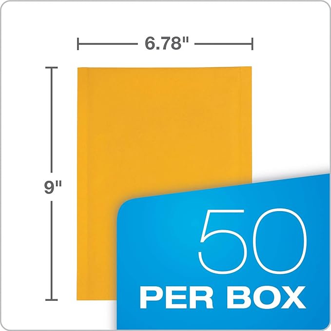 Quality Park Bubble Mailers, 6 x 9 Shipping Envelopes, Self-Seal, Durable Brown Kraft Padded Envelopes, Redi-Strip Peel Off Closure, 50 Per Box (QUA85755) (Pack of 4)