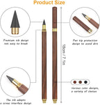 HOTUT Inkless Pencil,3pcs Everlasting Pencil Wooden Infinity Pencils Wood-Cased Graphite Reusable for Writing Drawing Students Home Office School Supplies