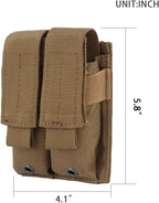 EXCELLENT ELITE SPANKER Molle Single/Double Pistol Mag Pouch Tactical Magazine Pouch Tool Organizer Holder
