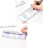 Weekly Organizer Long Strip Planner Notebook Pads Random Patterns for Goal Tasks Ideas Notes