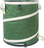 16-Gallon Collapsible Trash Can (16x19 in) Hard-Shell Bottom Yard Garden Bag,Pop-Up Trash Can,RV Camping Waste Bag,Recycling Bin,Laundry Hamper,Leaf Bags,Yard Waste Container,Lawn Grass,Weeds Basket