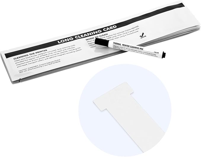 Bodno Magicard Cleaning Kit, Cards, and Pen for Pronto100, 300, 400X, 600, D, Enduro, and Rio Pro 3633-0053