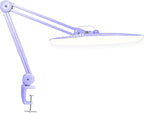 Neatfi XL 2,200 Lumens LED Task Lamp, 20W, 182 Pcs SMD LED, Dimmable, 4 Level Brightness, 3 Light Modes, Desk Light for Home, Office, Workbench (CCT, Lavender)