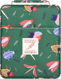 Pencil Case Holder Slot - Holds 202 Colored Pencils or 136 Gel Pens with Zipper Closure - Large Capacity Polyester Pen Organizer for Watercolor Pens or Markers - Perfect for Artist Green Dragonfly