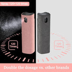 2 Pack Screen Cleaner Spray and Wipe for Laptop Monitor and Car Screens, Phone Touchscreen Mist Cleaning Kit for Cellphone, Tablet, PC, Computer, LCD, Eyeglass, iPhone, iPad, Mac Pro - Grey and Pink