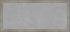 Amanti Art Grey Framed Magnetic Board 24x52 Oversize Vision Board for use with Magnets, 100% Metal Sheet to Display Items as Office Decor or for Home Organization in mudroom, Kitchen or Kids Room