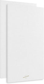 AudioSilk Acoustic Panels, 2 Pack, Large, 46" x 23", Pure White