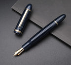 JINHAO X159 Fountain Pen (EF Nib 0.38mm, Dark Blue with Gold Clip)