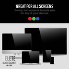 Delete Screen Cleaner 16oz Spray Bottle | Premium Streak-Free, Alcohol & Ammonia-Free Solution for All Devices | Gentle, Odorless & Easy to Use | Improves Visibility & Longevity of Screens