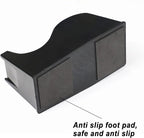 BOMEI PACK Desktop Tape Dispenser (Fits 1" & 3" Core) with Transparent Tape Refills, Clear Tape with Black Tape Holder,Weighted Non Slip Base, for Masking Tape,Heat Resistant Tape