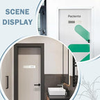 Vacant Occupied Privacy Sign, Vacant Occupied Door Sign for Home Office Restroom Conference Hotels Hospital, Slider Door Indicator Tells Whether Room Vacant or Occupied, 7'' x 1.5'' - Stainless Steel