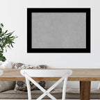 Amanti Art Black Framed Magnetic Board 19x27 Medium Vision Board for use with Magnets, 100% Metal Sheet to Display Items as Office Decor or for Home Organization in mudroom, Kitchen or Kids Room