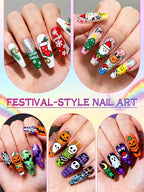 EBANKU Nail Art Pens Set, 12 Colors 3D Nail Polish Pens Acrylic Paint Pens Nail Markers for Nail Art Drawing Painting Manicure Tools Nail Design Kit Home Nail Salon DIY, 0.7MM