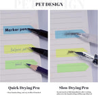 Golcellia 1200 Pieces Sticky Tabs Page Markers, Book Tabs Arrow Flags Colored Writable and Repositionable Book Markers, (10 Colors, 6 Sets) Book Annotation Tabs Supplies