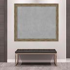 Amanti Art Grey Framed Magnetic Board 46x54 Oversize Vision Board for use with Magnets, 100% Metal Sheet to Display Items as Office Decor or for Home Organization in mudroom, Kitchen or Kids Room