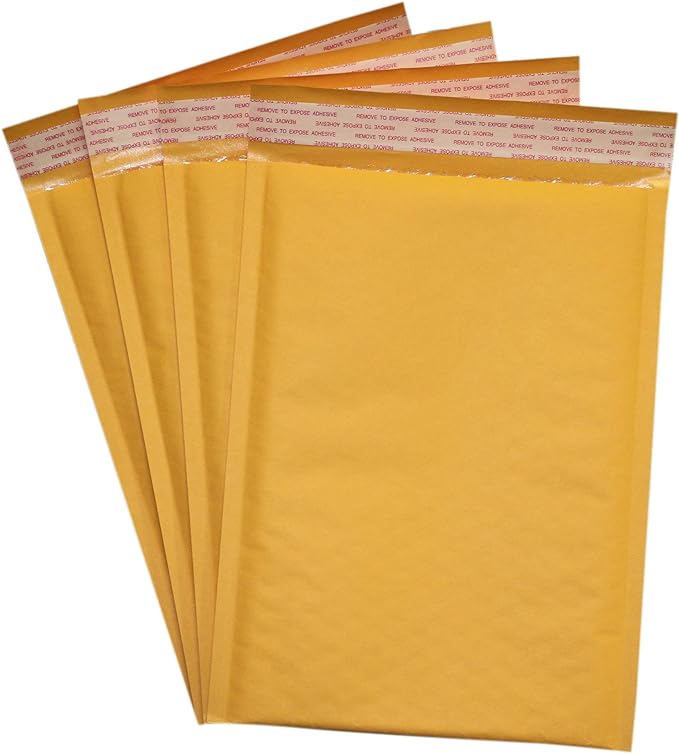 Secure Seal #2 8.5x12 Kraft Bubble Mailers Padded Shipping Envelopes (Pack of 300)