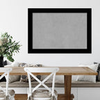 Amanti Art Black Framed Magnetic Board 29x41 Large Vision Board for use with Magnets, 100% Metal Sheet to Display Items as Office Decor or for Home Organization in mudroom, Kitchen or Kids Room