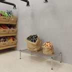 Regal Altair 18''W x 36''L x 8''H Chrome Plated Wire Dunnage Rack | Off The Floor Storage