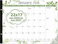 2026 Desk Calendar 22'' x 17'', Large Monthly Desktop Calendar, 18 Months Desk Pad (Jan. 2026 - Jun. 2027) for Home School Office Supplies