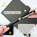 FANSTIK Customized BallPoint pen with name (MADE IN USA), stainless steel, black and gold, luxury engraved pen personalized for men and for women. (BallPoint Black-Gold)