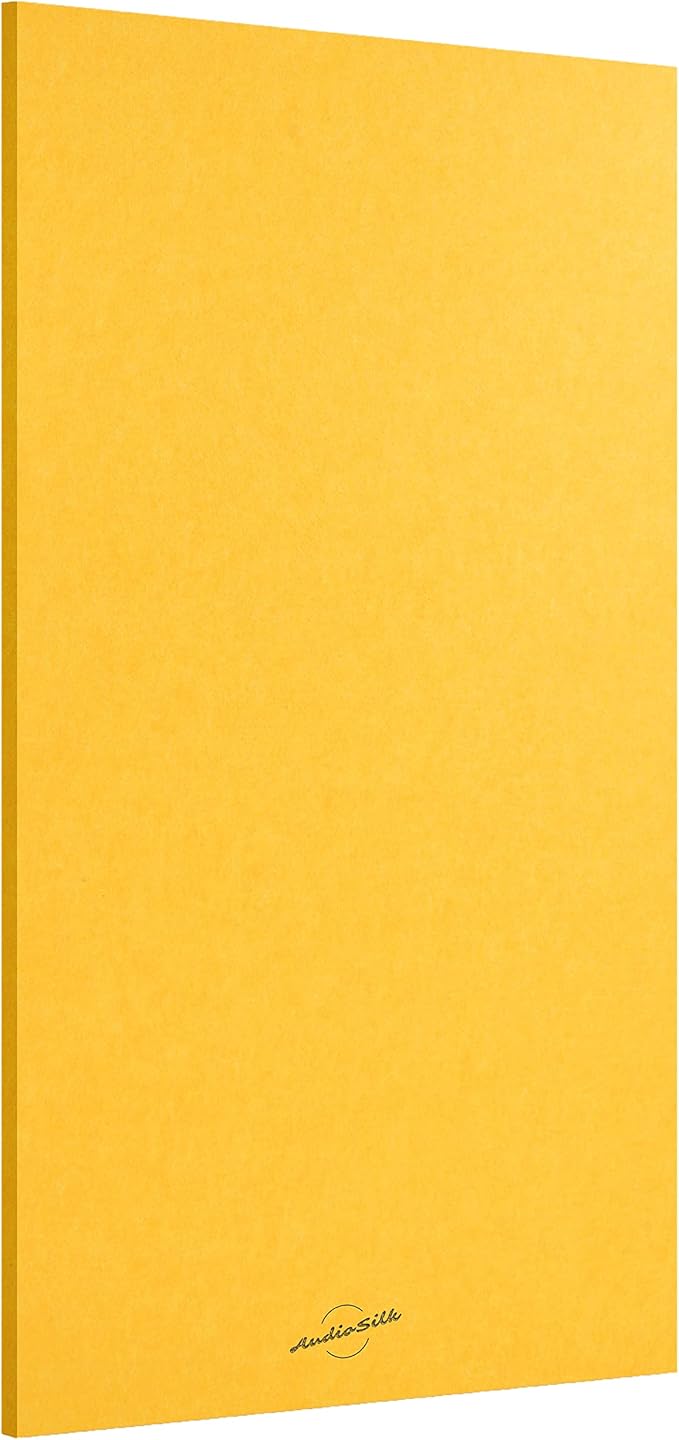 AudioSilk Acoustic Panel, Large, 46" x 23", Yellow