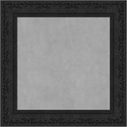 Amanti Art Black Framed Magnetic Board 27x27 Medium Vision Board for use with Magnets, 100% Metal Sheet to Display Items as Office Decor or for Home Organization in mudroom, Kitchen or Kids Room
