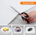 Shelf Liners for Kitchen Cabinets Drawer Liner Non Adhesive Cupboard Mat EVA Material Waterproof Refrigerator Mats Washable Fridge Liner for Cupboard and Desks Liner White 17.3 x 236.2 Inches
