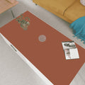 Zinkooat Leather Table Cover,1.8mm Thick,24x48 Inch Desk Cover,Large Desk Mat,Table Protector,Table Cover Protector,Table Protectors for Rectangle Tables(Brown+Gray,24x48)