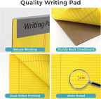 12pcs Legal Pads, Perforated Wide Ruled Writing Pad, Wide Ruled Legal Notepads, Lined Pads of Paper, Yellow paper Pads for office, school and daily notes(600 Sheets) (12, 8.5 x 11, Legal (8.5 x 11 inches))