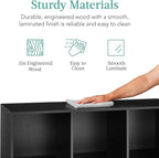 Best Choice Products 6-Cube Storage Organizer, 11in Shelf Opening, Bookcase, Display Shelf, Customizable w/ 3 Removable Back Panels – Black