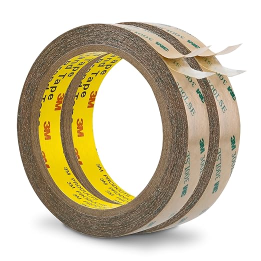 Made of 3M 300LSE Double Sided Tape 0.75" x 36Ft, Heavy Duty Adhesive Tape for Electronics, Laptop & Phone Repairs, Arts, Crafts, Leather Work, Card Making – 2 Pack