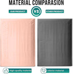 Levex - #0000 4" x 6" [5 Pack] Light Pink Poly Bubble Mailers, Padded Envelope Mailers, Packing Envelope & Mailing Bags for Shipping