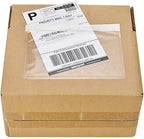9527 Product 7.5" x 5.5" Clear Adhesive Top Loading Packing List/Shipping Label Envelopes (100 Pack)