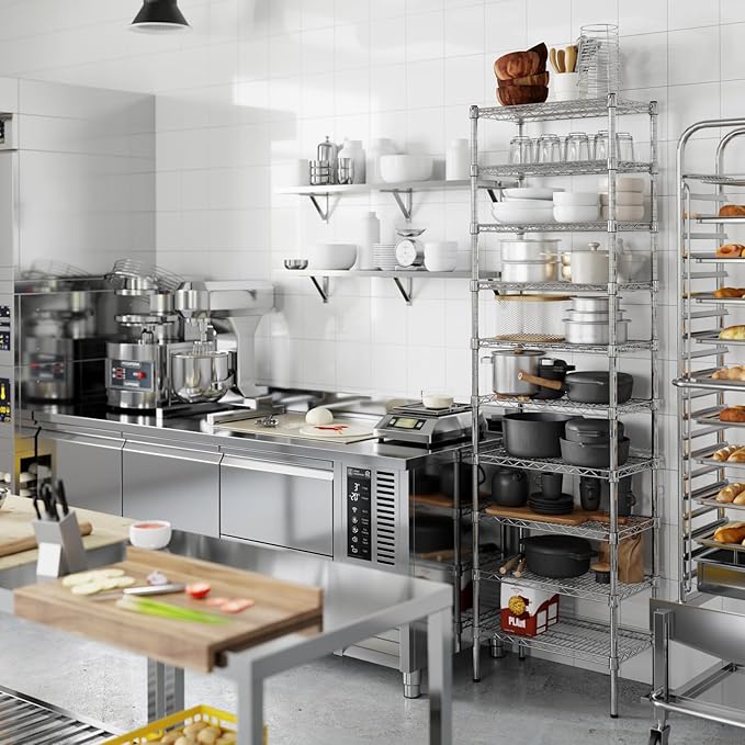 Regal Altair 14" Deep x 24" Wide x 86" Height Wire Shelving Kit | 10-Tier | NSF Commercial Storage Rack Unit