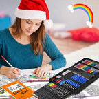 Taotree 81 Pack Art Supplies for Adults Artists Gifts, Pro Art Kit Drawing Pencils Set, Drawing Supplies Sketching Kit Sketch Book, Colored Graphite, Watercolor, Metallic, Charcoal Pencils Sketch Set