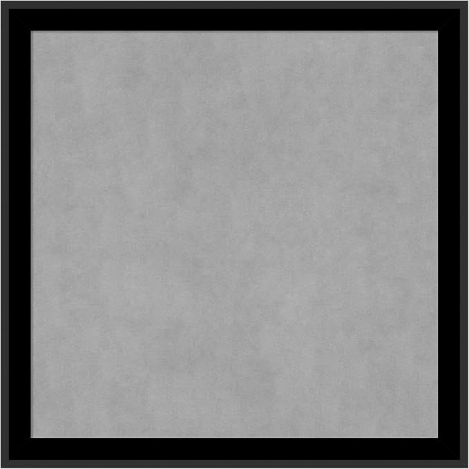 Amanti Art Black Framed Magnetic Board 13x13 X-Small Vision Board for use with Magnets, 100% Metal Sheet to Display Items as Office Decor or for Home Organization in mudroom, Kitchen or Kids Room