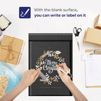 Fuxury 250 Pack Black Bubble Mailers 10.5x16 Inch, Self Seal Padded Envelopes Waterproof Mailing Envelopes Bubble Padded, Cushioning Padded Mailers, Bubble Bags for Packaging, Small Business Large #5