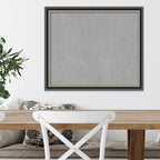 Amanti Art Black Framed Magnetic Board 23x27 Medium Vision Board for use with Magnets, 100% Metal Sheet to Display Items as Office Decor or for Home Organization in mudroom, Kitchen or Kids Room