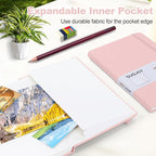 SUQJOY Lined Journal Notebooks for Writing, 100 GSM Thick Paper, 8 Pack Hardcover Notebooks, A5 College Ruled Notebook, Journaling Notebook for School/Travel/Office (Assorted Color- 8 Pack)
