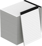 Nichela Notepad for Daily Planning and Organization of Work – 4 x 6-inches Lined Paper – Thick Bright White Paper – 30 Pages – Note Pads Ruled Pages – Pack of 30