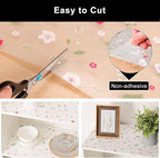 Cooyes Shelf Liner – Premium Non-Adhesive Cabinet & Drawer Liner for Kitchen – Waterproof Shelf Paper with Modern Pattern – Durable EVA Cabinet Mat – Easy to Cut (17.5" W x 78.7" L)