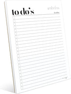 HADIGU To Do List Notepad A5 Size (8.3"x5.8") Premium Thick Paper With Cardboard Back Support, Undated Daily Planner Notepad, Daily To Do List Notebook, Ruled Pages, Checkboxes, Deadline Column.