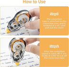 M&G 39.3 Feet Correction Tape, 12 Pack Correction Tape, Easy to Use Applicator for Instant Corrections,Office Products, Total 472FT/144M