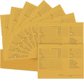 120 Pcs 9 x 12 In Vehicle Dealer Jackets for Car Sales 32lb Colored Printed Deal Envelopes Dealership Supplies File Jackets Automotive Folders for Car Dealerships (Cowhide Yellow)