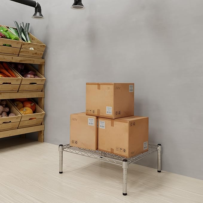 Regal Altair 21" Deep x 24" Wide x 8" Height Wire Shelving Kit | 1-Tier | NSF Commercial Storage Rack Unit